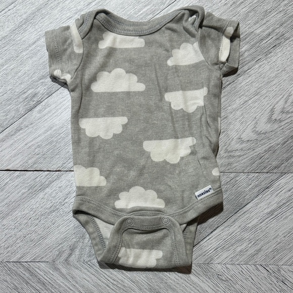 Gerber Baby Bodysuits - Mint, Gray, Cream - Picture 4 of 8